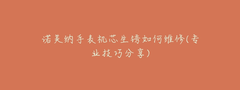 諾美納手表機(jī)芯生銹如何維修(專業(yè)技巧分享)