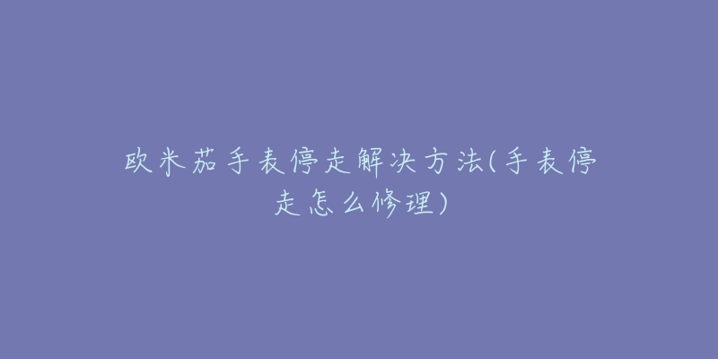 歐米茄手表停走解決方法(手表停走怎么修理)