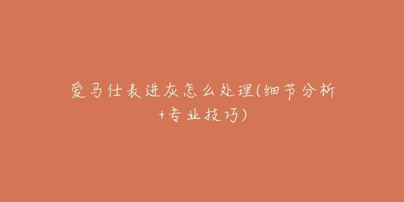 愛(ài)馬仕表進(jìn)灰怎么處理(細(xì)節(jié)分析+專(zhuān)業(yè)技巧)