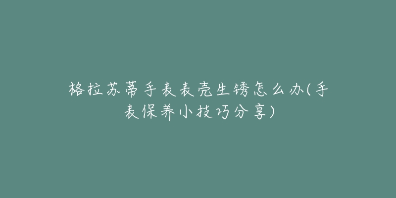 格拉蘇蒂手表表殼生銹怎么辦(手表保養(yǎng)小技巧分享)